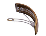 Parcelona French Storm Large Curved Strong Grip Volume Hair Clip Barrette