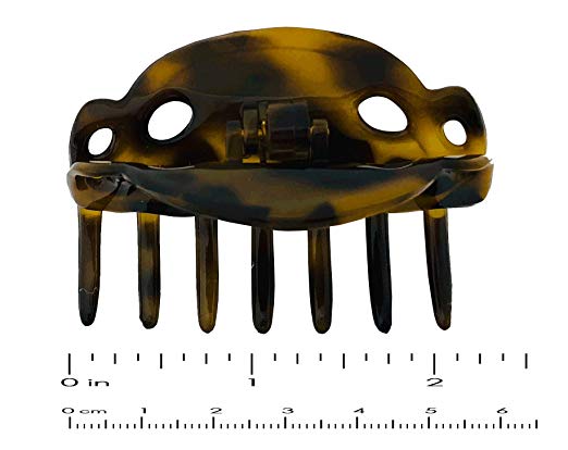 Parcelona French Alien Small Tokyo Shell and Savana Hair Claw Clip