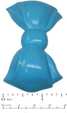 Parcelona French Angel Bow Blue and Green Small 2” Celluloid Set of 2 Hair Clip