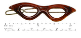 Parcelona French Retro Glasses Small 2 1/4” Celluloid Set of 8 Snap Barrettes