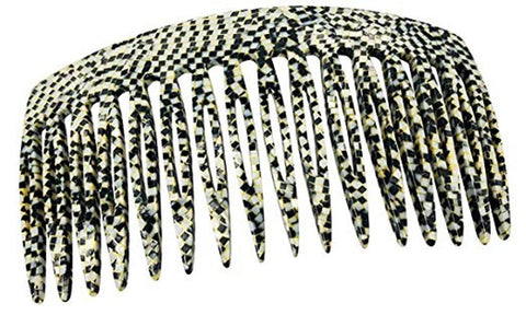 French Amie Opera Handmade Medium 16 Teeth Celluloid Acetate Side Hair Comb