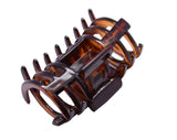 Parcelona French Tube Tortoise Shell Small No Slip Grip Jaw Hair Claw Clip