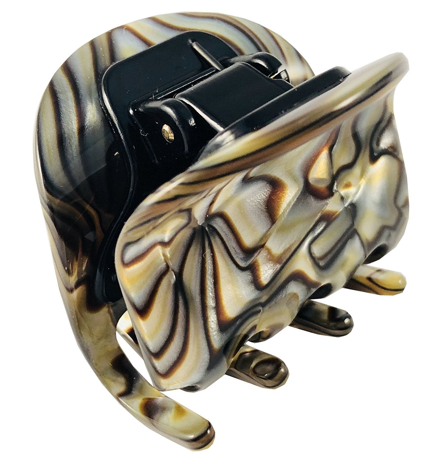 French Amie All Day Small Handmade Celluloid Acetate Sturdy Jaw Hair Claw Clip