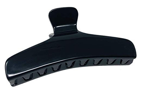Parcelona French Black Jaw Hair Claw Clip