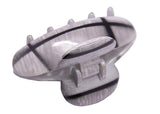 Parcelona French Clamp Cosmic Grey Black Color Small Jaw Hair Claw Clip