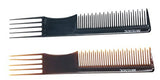 Parcelona French Professional Salon Shell N Black Celluloid Anti static Combs