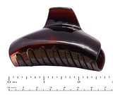 Parcelona French Elegant Medium Tortoise Shell Brown Jaw Hair Claw Clip