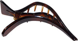 Parcelona French Cardinal Beak Shell Celluloid Large Hair Slider Yoga Claw Clip