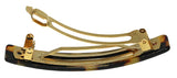 French Amie Bar Medium Handmade Tokyo Celluloid Acetate Hair Clip Barrette