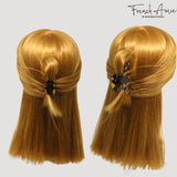 French Amie Chic Small Handmade Celluloid Acetate Jaw Hair Claw Clips