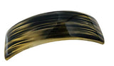 Parcelona French Orion Golden Black Curved Volume Hair Clip Hair Barrette