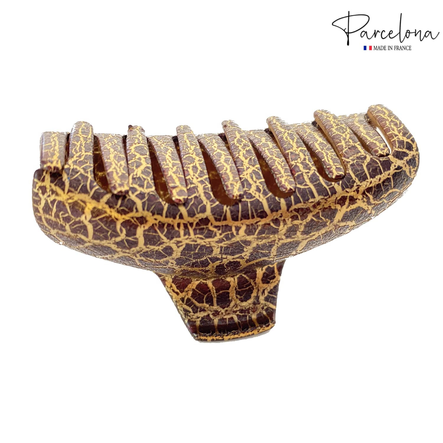 Parcelona French Elegant Medium 2 3/4" Cellulose Jaw Hair Claw Clip for Women