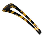 French Amie Grace Long Tokyo Large Cellulose Acetate Chignon U Hair Pin Stick