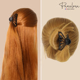 Parcelona French Rain Drop Small 2 3/4" Celluloid Jaw Hair Claw for Women