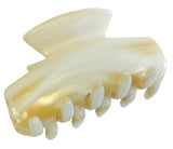 French Amie Chic Small Handmade Celluloid Acetate Jaw Hair Claw Clips