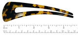 French Amie Grace Long Tokyo Large Cellulose Acetate Chignon U Hair Pin Stick