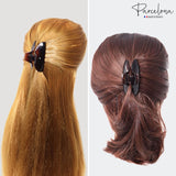 Parcelona French Elegant Medium 2 3/4" Celluloid Jaw Hair Claw Clip for Women
