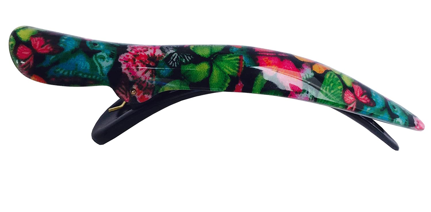French Amie Large Brill Beak Handmade Salon Hinge Hair Side Slider
