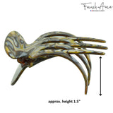 French Amie Paw 2 3/4" Cellulose Handmade Jaw Hair Claw for Women and Girls
