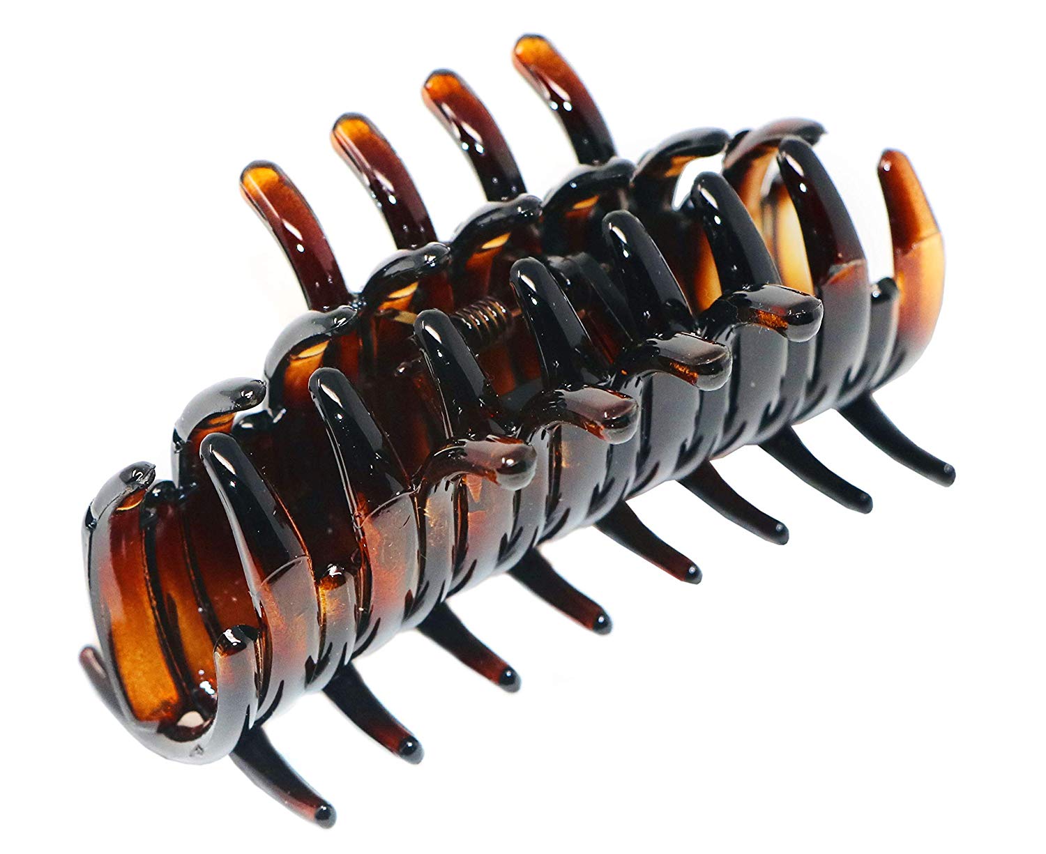 Parcelona French Spiral Curve Shell Large No Slip Grip Cellulose Jaw Hair Claw for Women