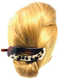 Parcelona Swift Tokyo Shell Large No Metal Hair Clip Barrette for Thick Hair