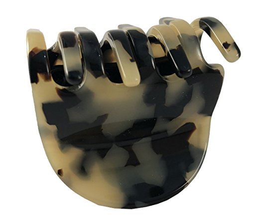 French Amie All Day Small Handmade Celluloid Acetate Sturdy Jaw Hair Claw Clip