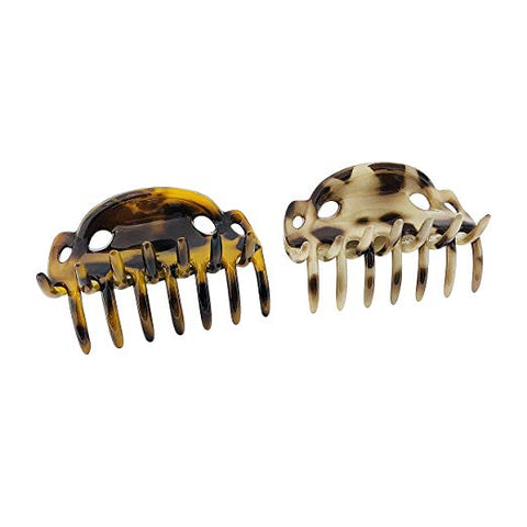 Parcelona French Alien Small Tokyo Shell and Savana Hair Claw Clip