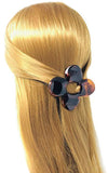 Parcelona France Grande Fleur Hinge Medium Slidein Secure Grip Hair Clip Clamp