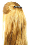 Parcelona French Engraved Filigree Golden Shell Large Hair Clip Barrette