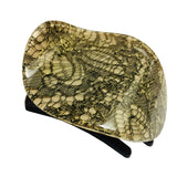 French Amie Handmade Onde Beige Net Hair Side Slider In Secure Grip Claw Clip