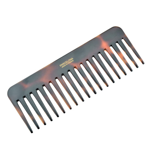 Parcelona French Wide Detangle Large Celluloid Hair Comb for Women and Girls