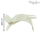 French Amie Paw 2 3/4" Cellulose Handmade Jaw Hair Claw for Women and Girls