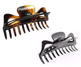 Parcelona Extra Large Big Jumbo Tortoise Shell & Black Jaw Hair Claw Clip-parcelona-ebuyfashion.com