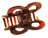 Parcelona France Butterfly Medium Shell Covered Spring Celluloid Hair Claw Clip-PARCELONA-ebuyfashion.com