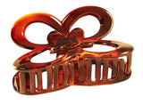Parcelona France Butterfly Medium Shell Covered Spring Celluloid Hair Claw Clip-PARCELONA-ebuyfashion.com