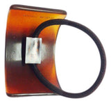 Parcelona France Canopy Celluloid Shell Pony Ponytail Hair Elastic Tie-Parcelona-ebuyfashion.com