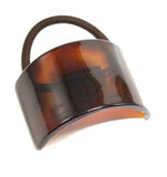 Parcelona France Canopy Celluloid Shell Pony Ponytail Hair Elastic Tie-Parcelona-ebuyfashion.com