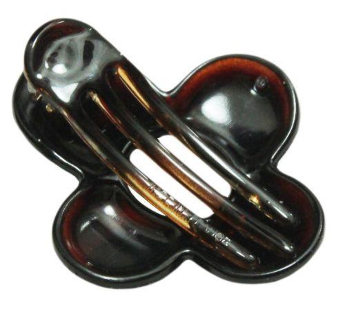 Parcelona France Flat Fleur Hinge Side Slide in Secure Grip Hair Clip Clamp-PARCELONA-ebuyfashion.com