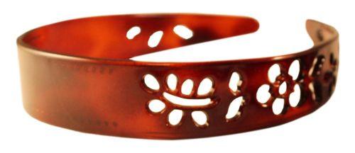 Parcelona France Fleur Light Celluloid Tortoise Shell Hair Head Band Headband.-PARCELONA-ebuyfashion.com