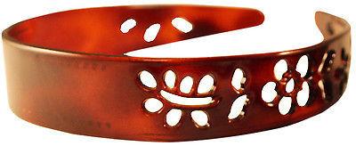 Parcelona France Fleur Light Celluloid Tortoise Shell Hair Head Band Headband.-PARCELONA-ebuyfashion.com