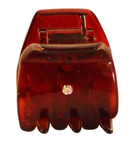 Parcelona France Mignon Small Shell Crystals Jaw Hair Claw Clip 1 1/4 Inch-PARCELONA-ebuyfashion.com