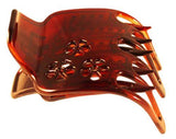 Parcelona France Paw Celluloid Tortoise Hair Side Slider Claw Clip 2 1/4 Inch-PARCELONA-ebuyfashion.com