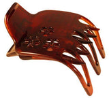 Parcelona France Paw Celluloid Tortoise Hair Side Slider Claw Clip 2 1/4 Inch-PARCELONA-ebuyfashion.com