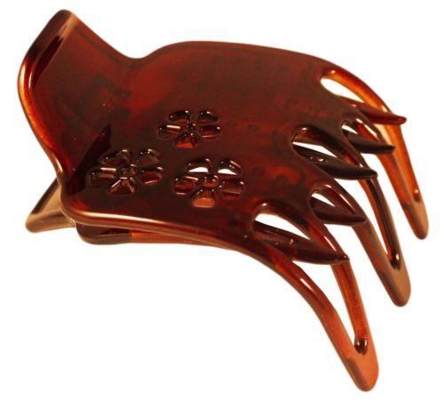 Parcelona France Paw Celluloid Tortoise Hair Side Slider Claw Clip 2 1/4 Inch-PARCELONA-ebuyfashion.com