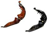 Parcelona France Small Fish Cellulose Shell & Glossy Black Banana Hair Clip-PARCELONA-ebuyfashion.com
