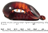 Parcelona France Small Fish Cellulose Shell & Glossy Black Banana Hair Clip-PARCELONA-ebuyfashion.com