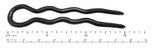 Parcelona French 3 Pcs Medium Shell Chignon Wavy 3 Inch Crink U Shaped Hair Pin-Parcelona-ebuyfashion.com