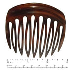 Parcelona French Arch 2 Pieces Celluloid Tortoise Shell 9 Teeth Hair Side Combs-PARCELONA-ebuyfashion.com