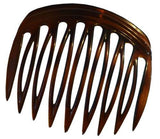 Parcelona French Arch 2 Pieces Celluloid Tortoise Shell 9 Teeth Hair Side Combs-PARCELONA-ebuyfashion.com