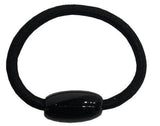 Parcelona French Barrel Brown Shell N Black Pony Holder Hair Elastics Bands-PARCELONA-ebuyfashion.com